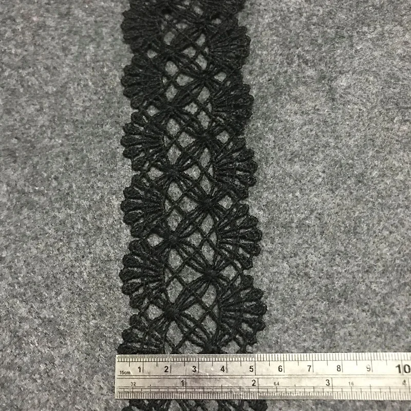 

5 Yard/Lot High Quality White Black Elastic Lace Ribbon Trims Underwear Lace Trim Embroidered For Sewing Decoration African Lace