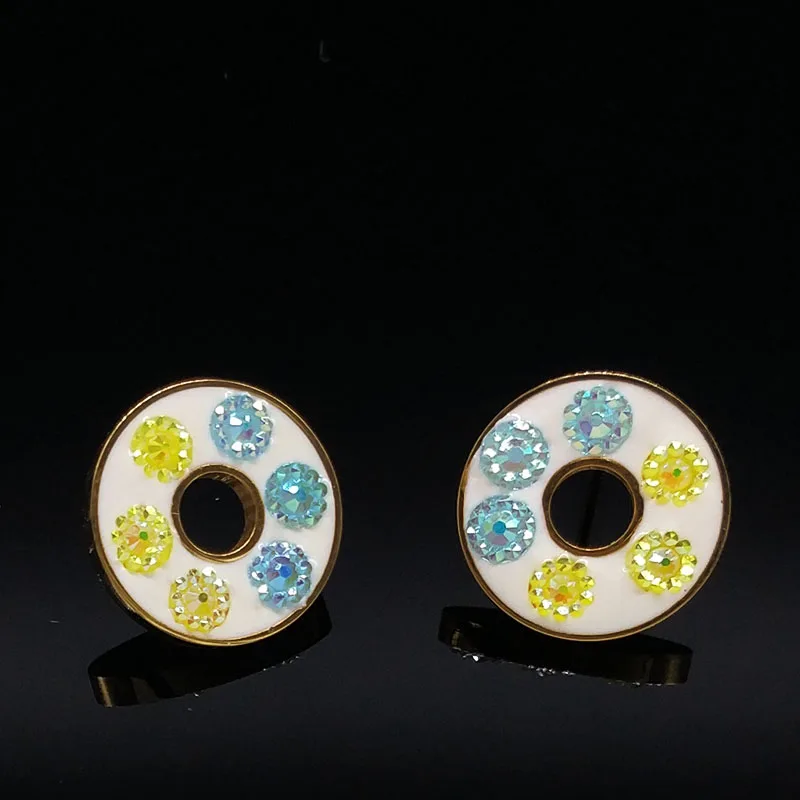 2021 цветок эмаль обувь с украшением в виде кристаллов нержавеющая сталь комплект