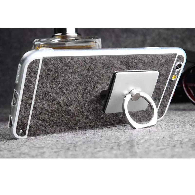 Hot Mirror Soft Clear TPU Phone Case With Metal Ring Holder For iPhone X XR XSMAX 5s Back Coque Cover 7 8 6 6s Plus |