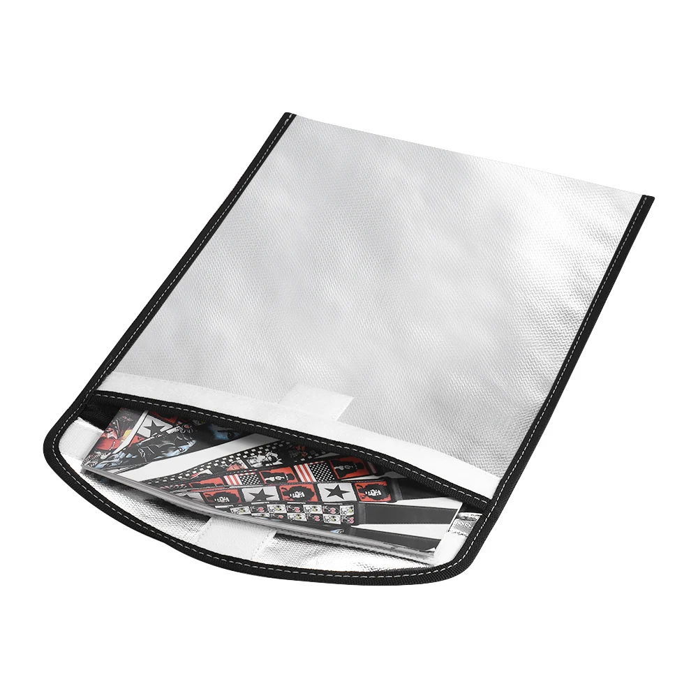 Огнеупорная Сумка для документов бумажник денег паспорта ценных вещей хранения