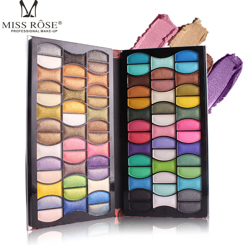 Тени для век MISS ROSE 82 цвета модные тени макияжа с чехлом косметика новинка 2019| |