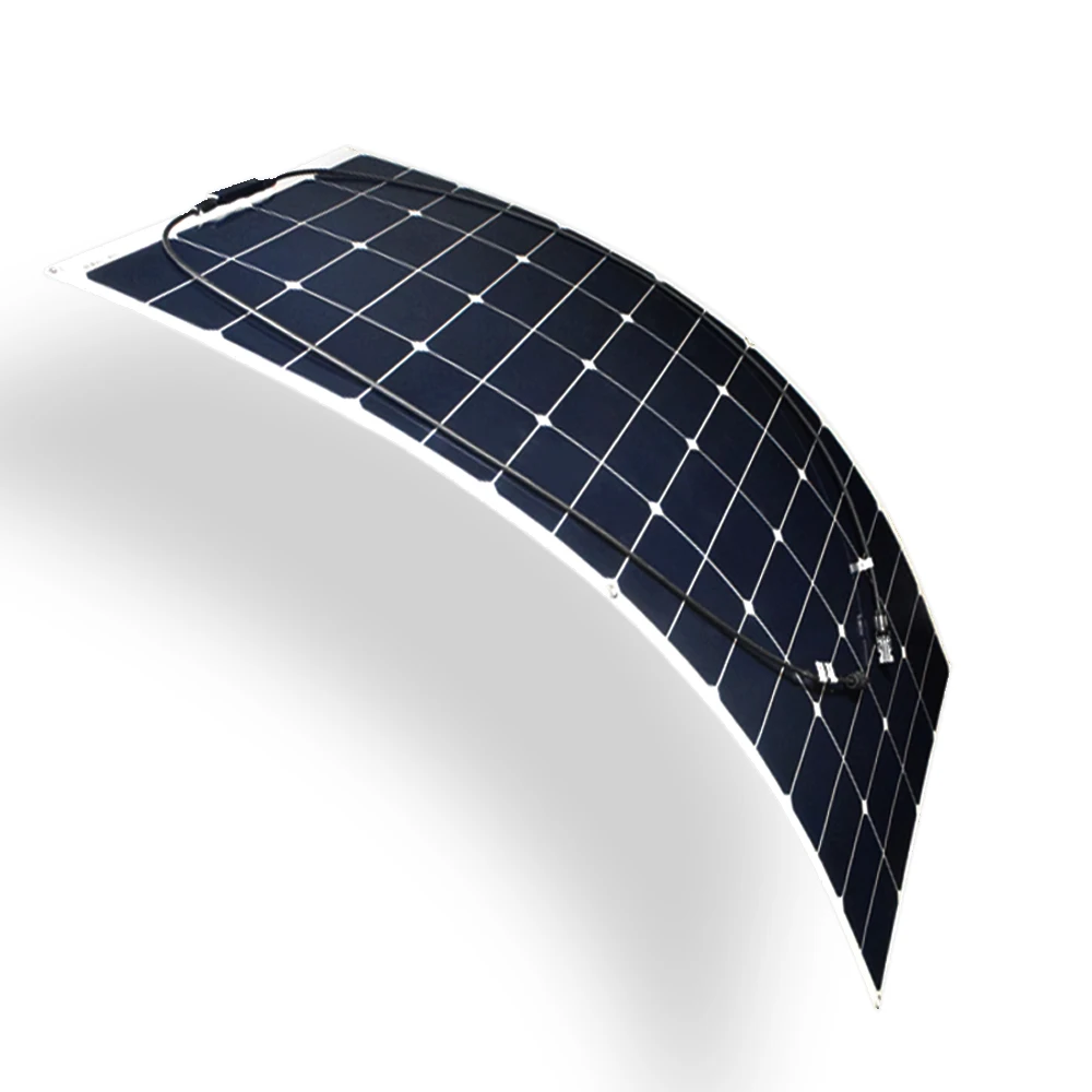 Гибкие солнечные панели 100 Вт 18 в легкие pannello для 12 В fotovoltaica батареи|solar panel mono|flexible