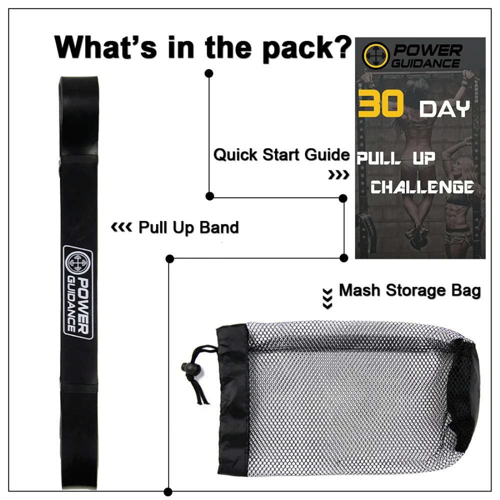 Комплект силовых направляющих из 2 лент для подтягивания латексные резиновые