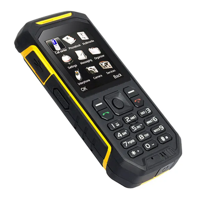 Jeasung X6 IP68 Водонепроницаемый прочный мобильный телефон UHF Двухканальные рации