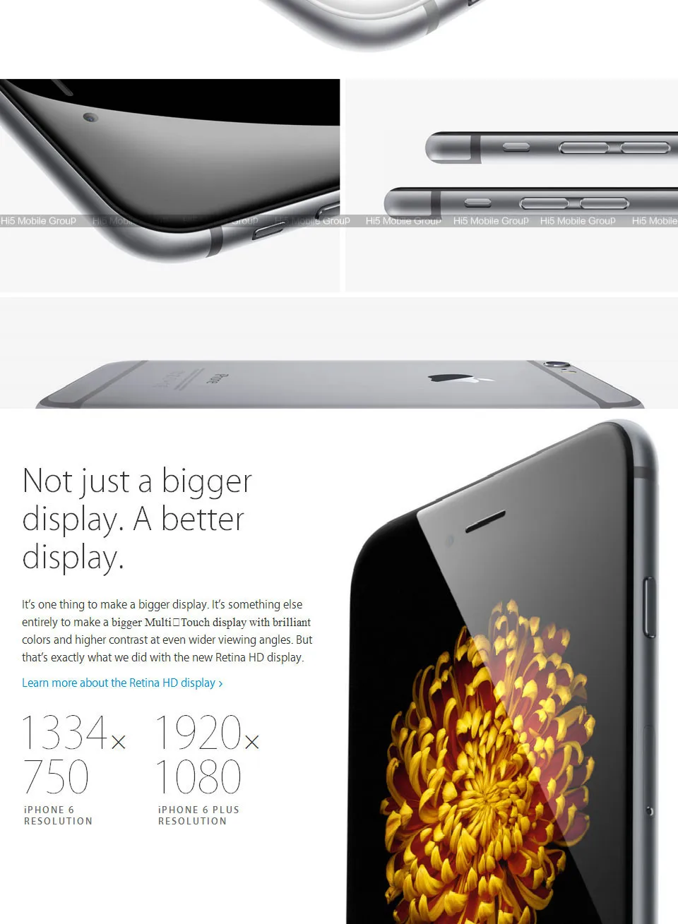 Разблокированный Apple iphone 6 Plus смартфон Wi-Fi одной Sim Dual Core 16 г/64/128 ГБ ROM IOS 8MP видео, LTE, отпечаток пальца, 5,5"