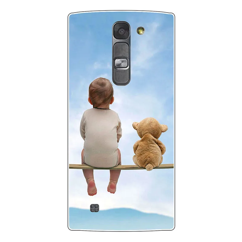 ZX45 Задняя крышка чехол для LG Magna G4c H522Y H502f H500F H525N короны цветка башни однотонный Мягкий чехол из TPU силиконовый чехол для LG G4 мини Чехол - Цвет: ZX45