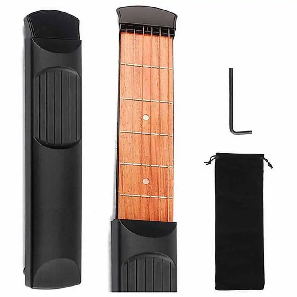 Портативный карманный инструмент для акустической гитары 6 струн ладов