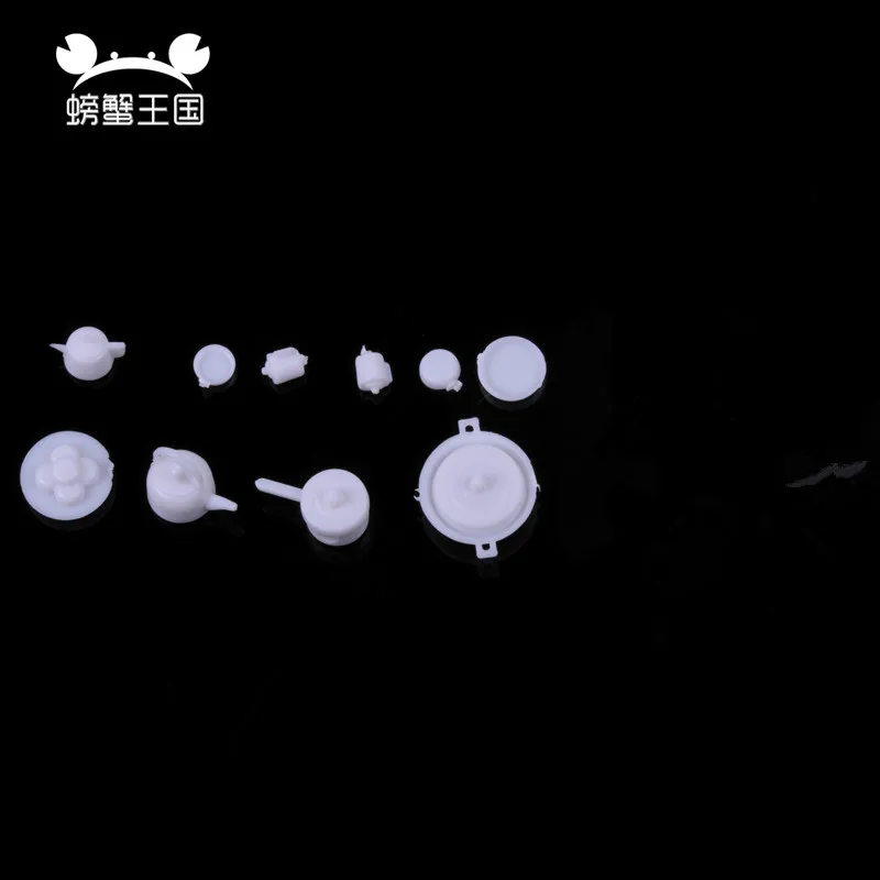 Набор мини миниатюрных кухонных принадлежностей 5 комплектов 1/20 1/25 1/30 детские