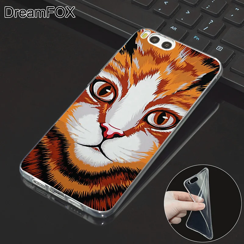 DREAMFOX L435 Сова Лев рисунок с котом Мягкий ТПУ силиконовый чехол для Xiaomi Mi Note 2 3 4 5 6 8 SE
