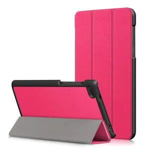 Чехол-книжка на магнитной застежке с подставкой Защитный чехол для lenovo TAB7 Tab 7 Essential TB-7304F TB-7304I TB-7304X планшетный ПК с оперативной памятью 3 Подарки - Цвет: Version1 Rose Red