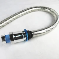 deodorizing sewer pipe bathroom basin drain pipe head plastic stainless steel hose total length 73cm