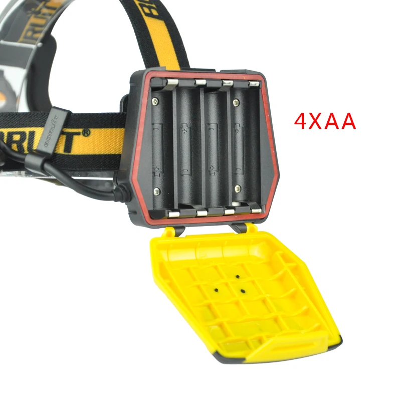 BORUiT B17 XM-L2 R5 светодиодный налобный фонарь с 4 режимами и функцией памяти, фонарь SOS для наружного кемпинга, водонепроницаемый Головной фонарь IPX4