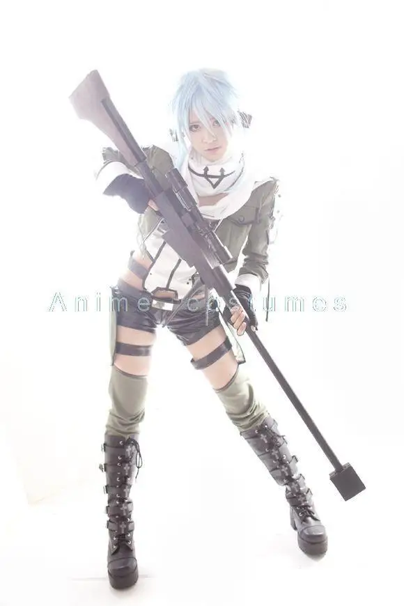 Anime Girl With Sword And Gun