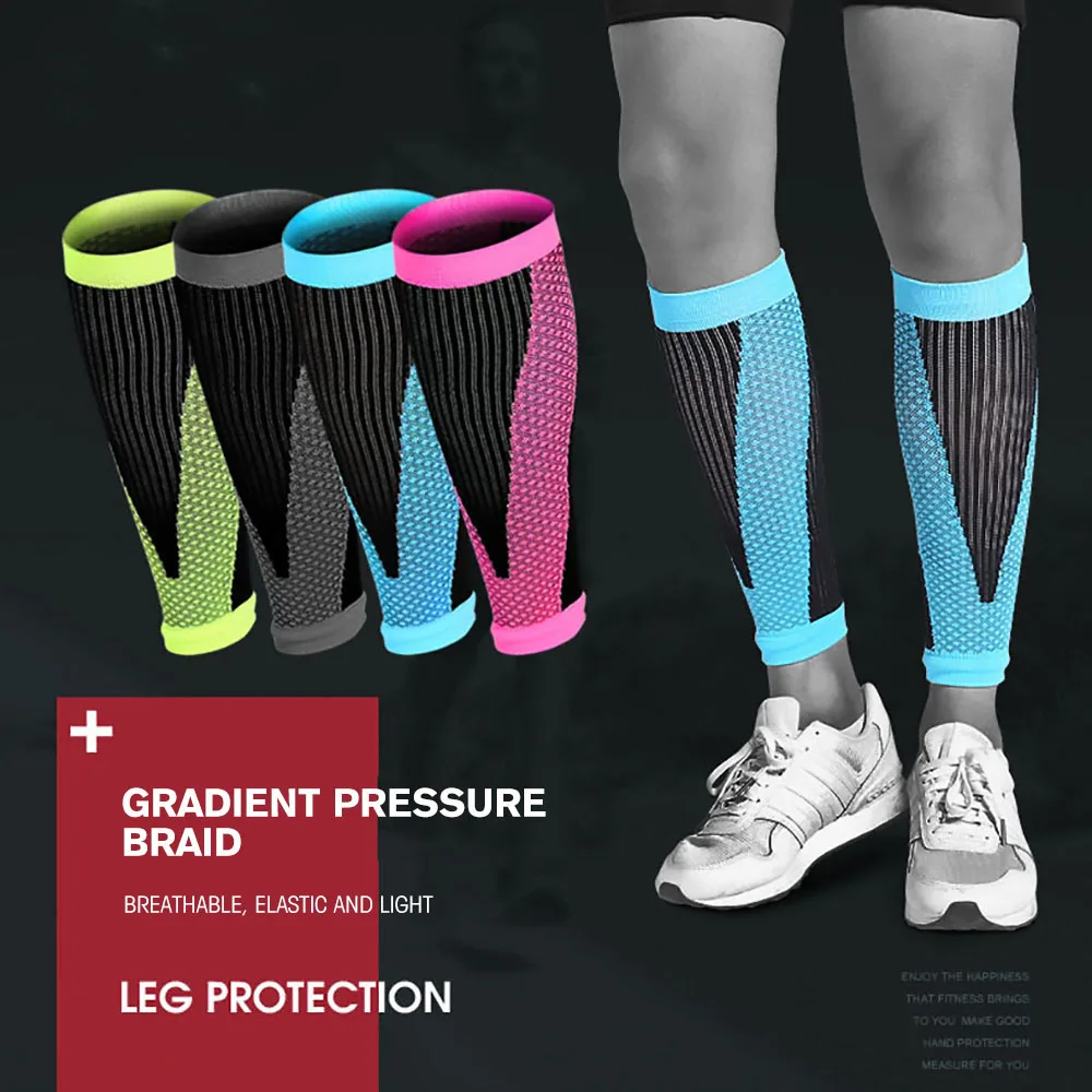FDBRO Sports Safety Football Basketball Leg Sleeve Outdoor Running Compression Calf Sleeves Stretch Leggings Knee Pads | Спорт и