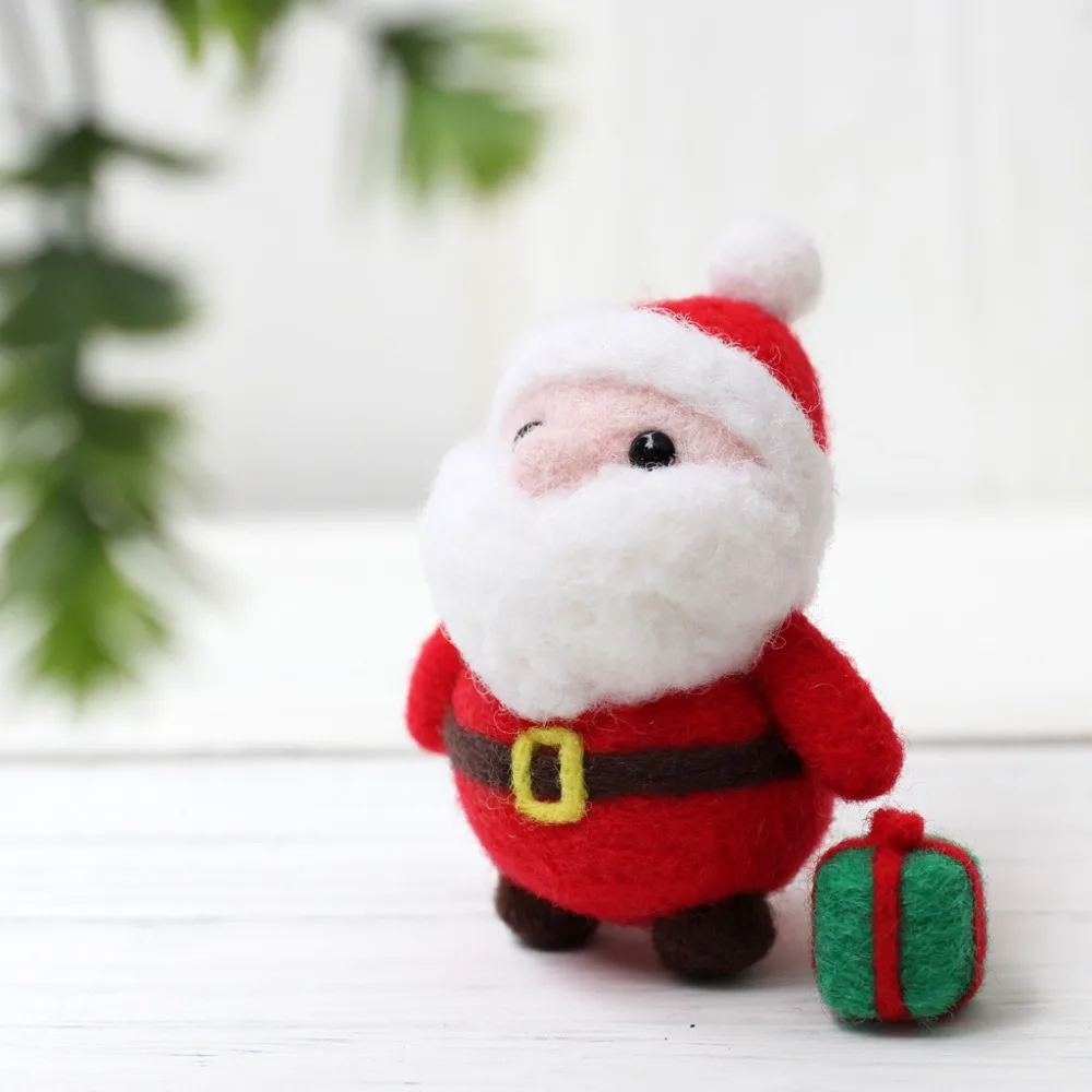 Santa Claus Christmas handmade DIY felt for gift gifts my boyfriend materials package mail | Дом и сад