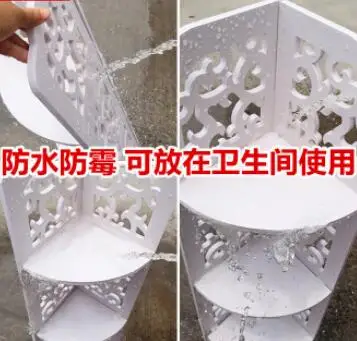 

The bathroom shelf is in a triangular-bracket toilet for bathroom and bathroom