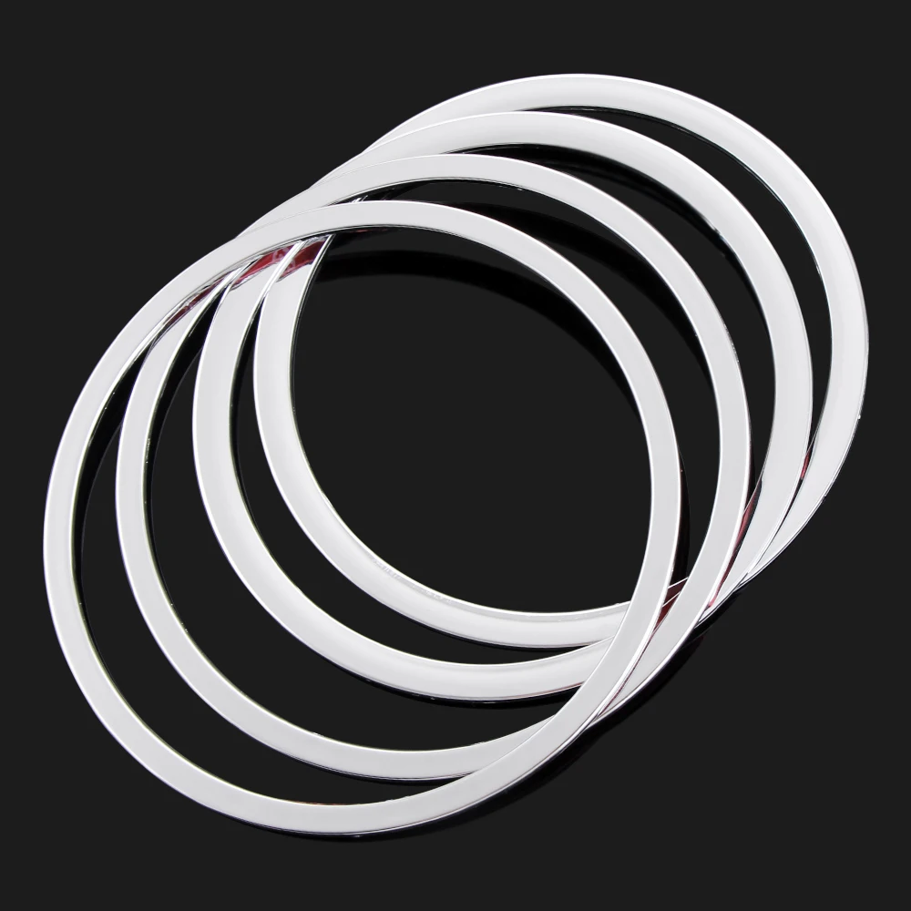 Стайлинг автомобиля 4 шт./компл. автомобильные обшивки наклейки на кольцо