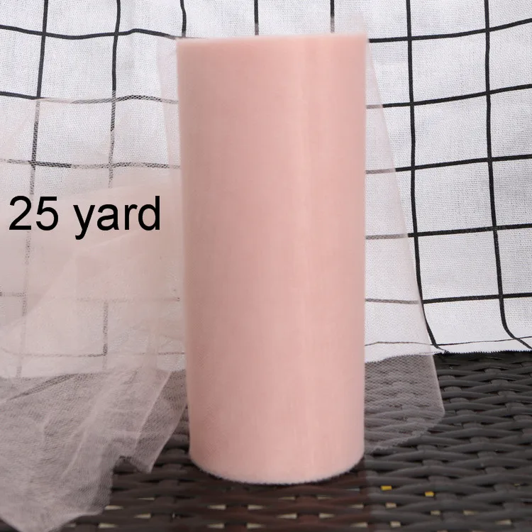 25yard as picture Тюль рулон 15 см 100 ярдов рулон ткани катушки DIY юбка-пачка на праздник упаковка для подарка на день рождения свадьбы ребенка душ стол Декор вечерние сувениры - Цвет: 25yard as picture