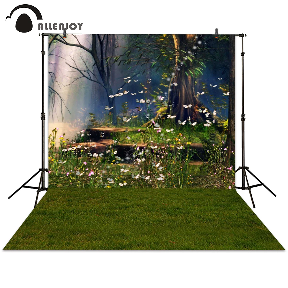 

Фон для фотосъемки Allenjoy Весенняя Сказка бабочка дерево сад Пасхальный фон для фотосъемки Фотостудия