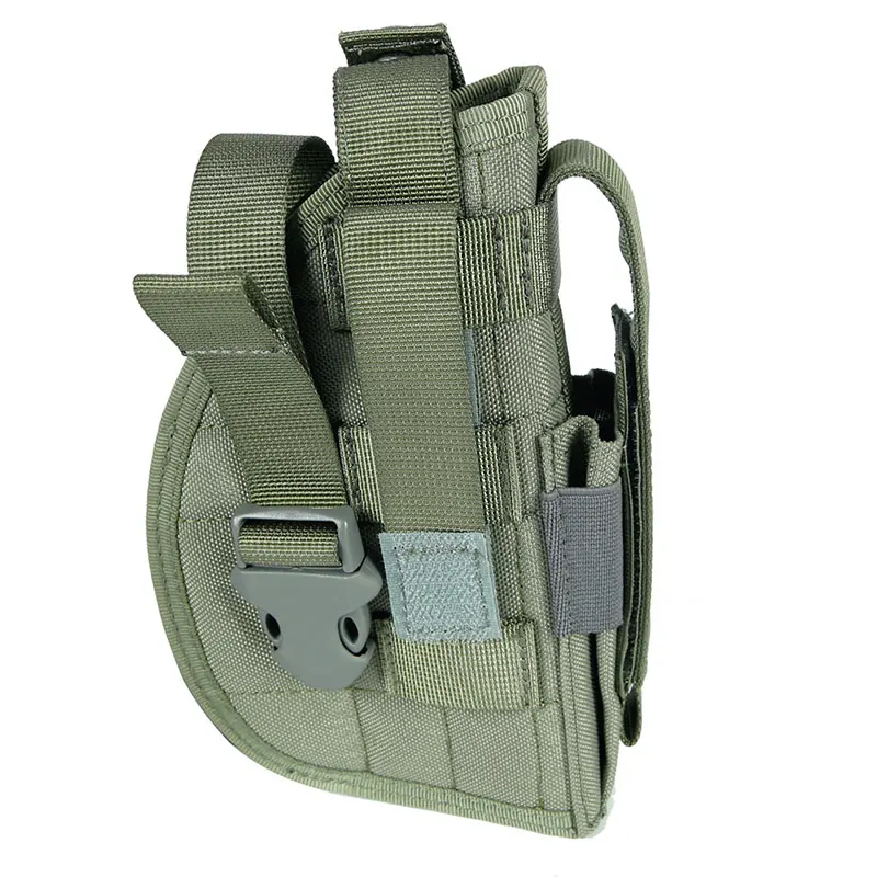 Tactifans Tactical Gun Holster for 1911 45 92 96 Glock Molle Modular Pistol Holster for Right Handed Shooters Gun Bag