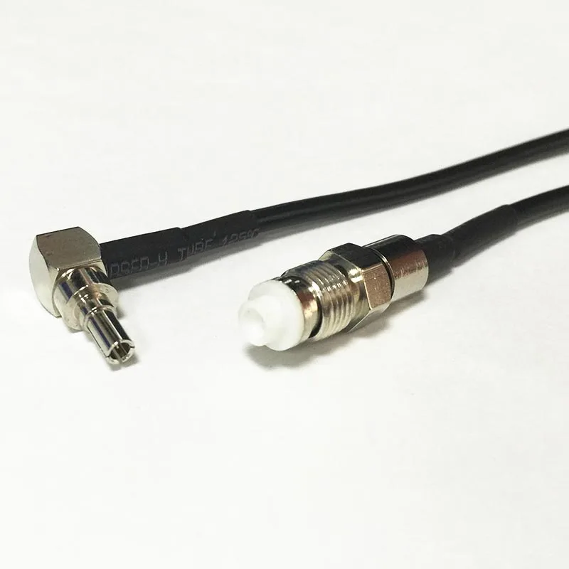 Antenna Modem Extension Cable FME Female Jack to CRC9 Right Angle Connector RG174 pigtail Adapter 20CM 8&quot | Обустройство дома