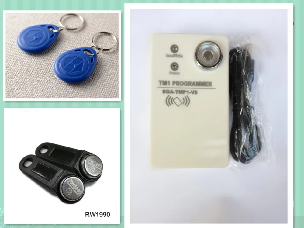 Программатор ds90a TM iButton копировальный аппарат Дубликатор V3 125 кГц rfid считыватель 2