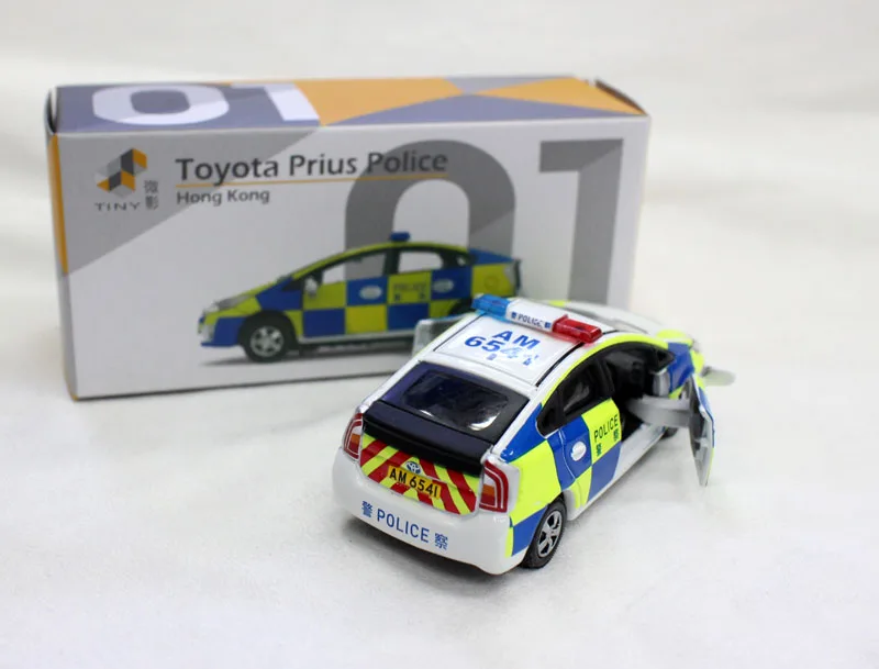 TI NY 1: 64 TOYOTA PRIUS POLIZ автомобиль бутик сплав автомобиль игрушки для детей модель детской игрушки оригинальная коробка