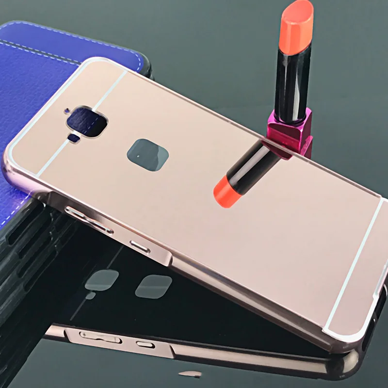 Зеркальный чехол для huawei honor 4c pro, чехол для huawei y6 pro с металлической рамкой, чехол для huawei 4C Pro honor TIT-L01, чехол для телефона s+ подарок