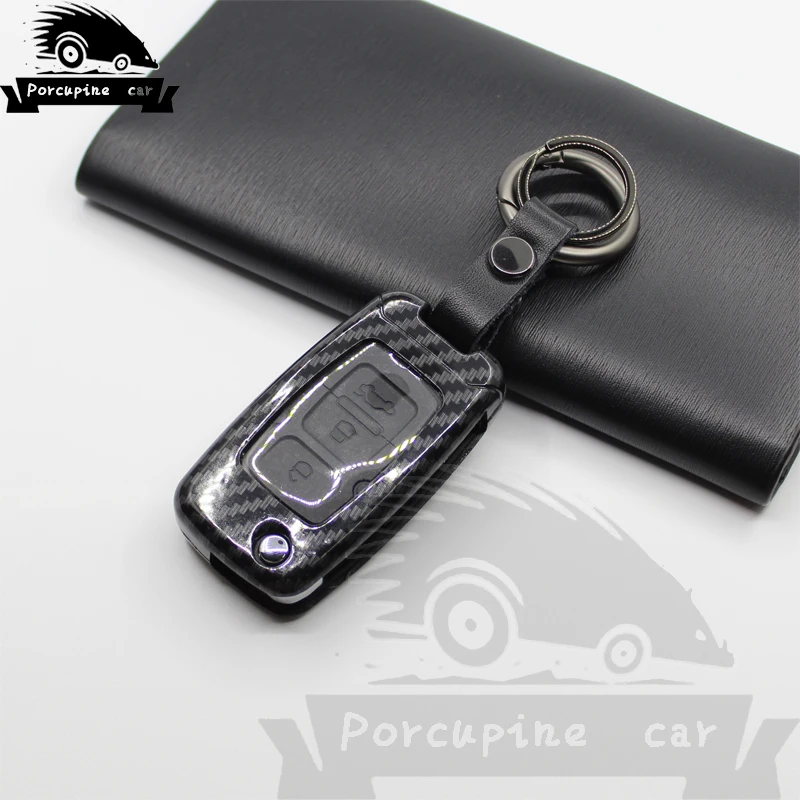 Чехол для автомобильного ключа с узором из углеродного волокна чехол GEELY EMGRAND EC7 EC8