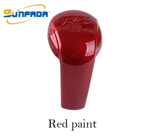 Red Paint SUNFADA углеродное волокно/живопись ручка переключения передач украшение автомобиля-Чехлы для MAZDA 3 6 AXELA ATENZA CX-4 CX-5 CX5 AT - Цвет: Red Paint