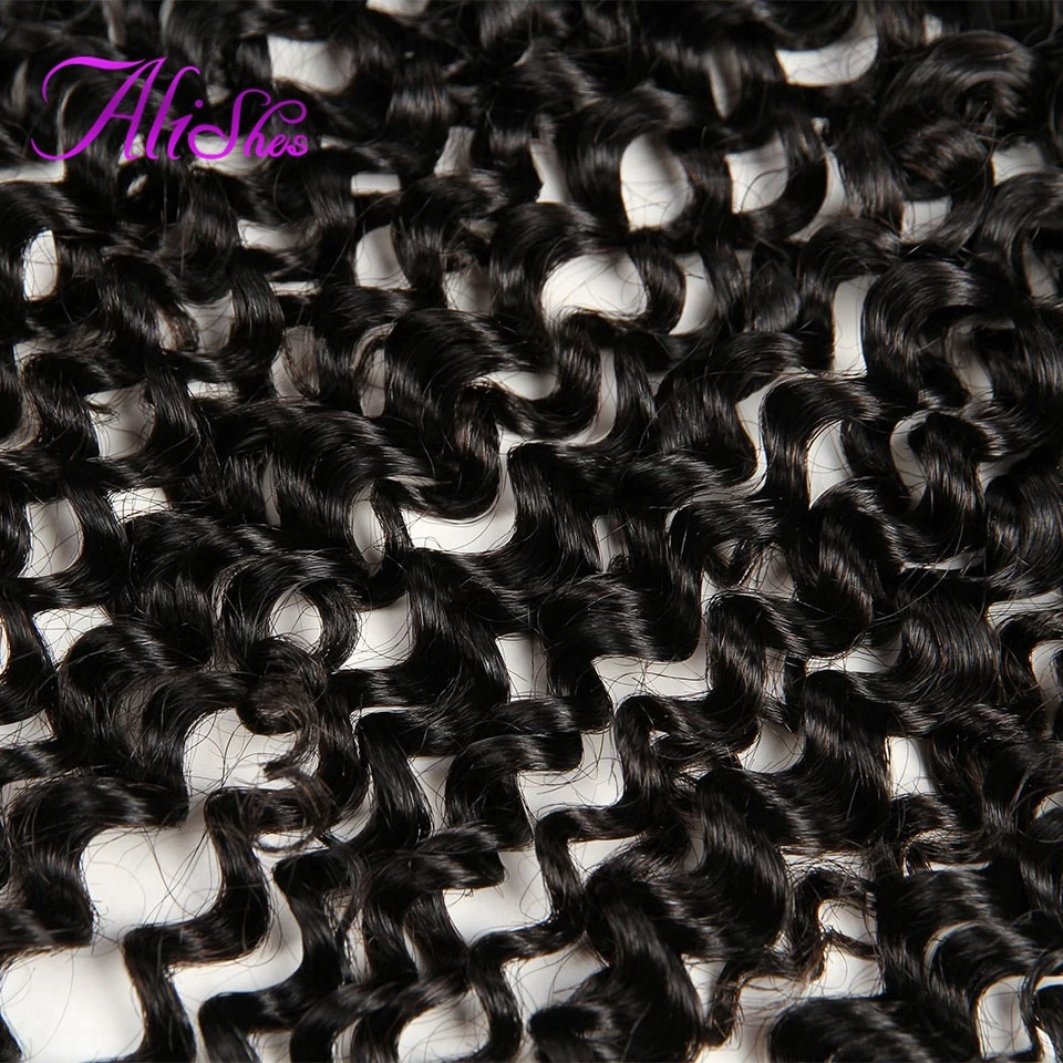 Малазийские кудрявые волосы на сетке Фронтальная застежка 13*4 человеческие от