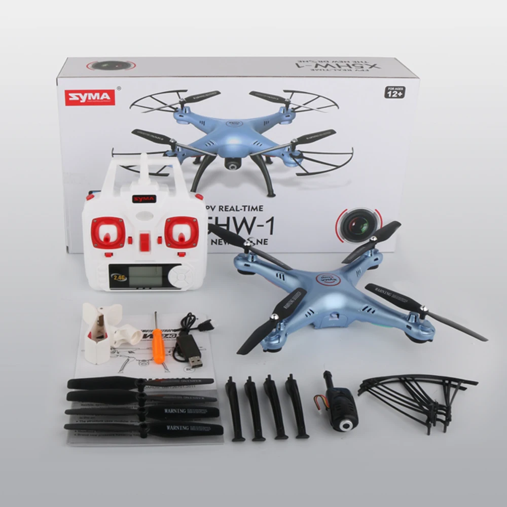Syma X5HW с видом от первого лица Квадрокоптер дистанционным управлением дрона WI FI