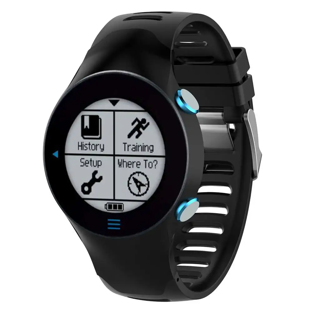 Ремешок силиконовый для смарт-часов Garmin Forerunner 610 7 цветов | Электроника
