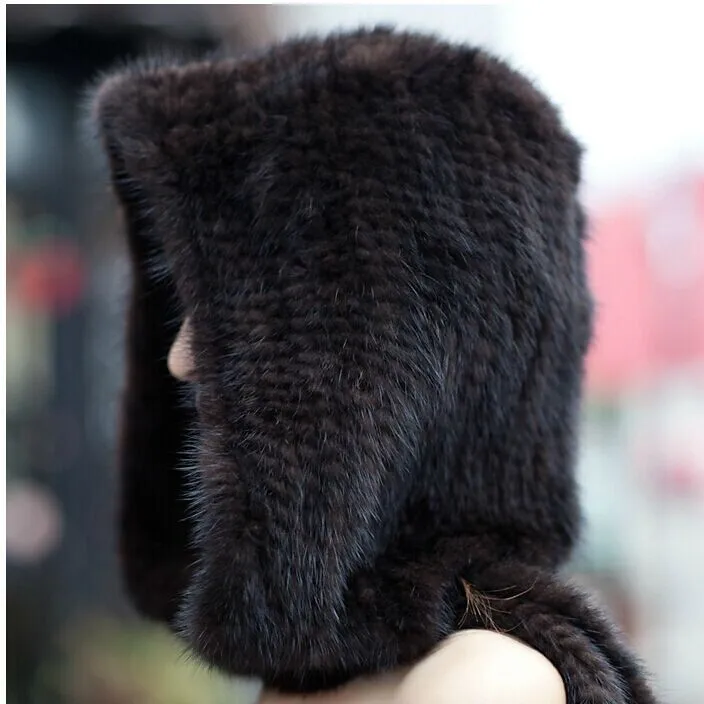 Бесплатная доставка новая зимняя норковая шапка 2014 мс шарф сплошной из чистого