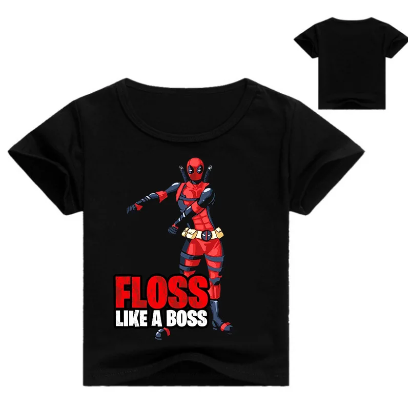 Футболки для мальчиков с надписью LIKE A BOSS летние топы футболки коротким рукавом