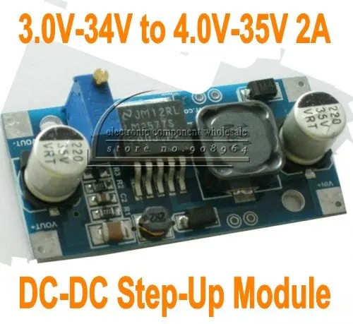LM2577 DC 3V 34V to 4V 35V 2A step up Регулируемый Модуль преобразователя мощности Boost|boost power