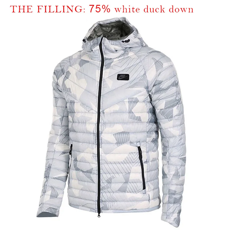 Оригинальный Новое поступление NIKE как M NSW JKT HD DN FLL AOP GLD для мужчин's подпушка
