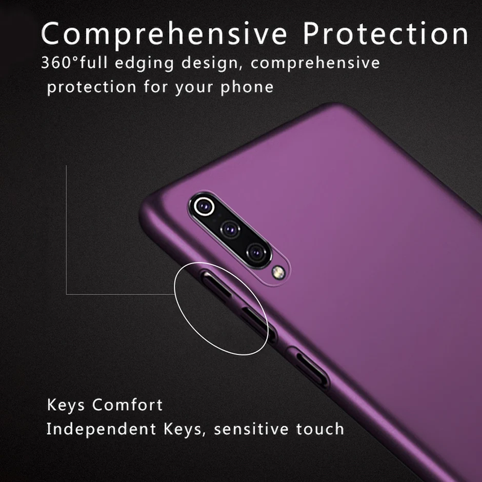 Чехол для Xiaomi Mi 9 SE тонкий жесткий чехол телефона из ПК задняя крышка Mi9 чехлы se CC9