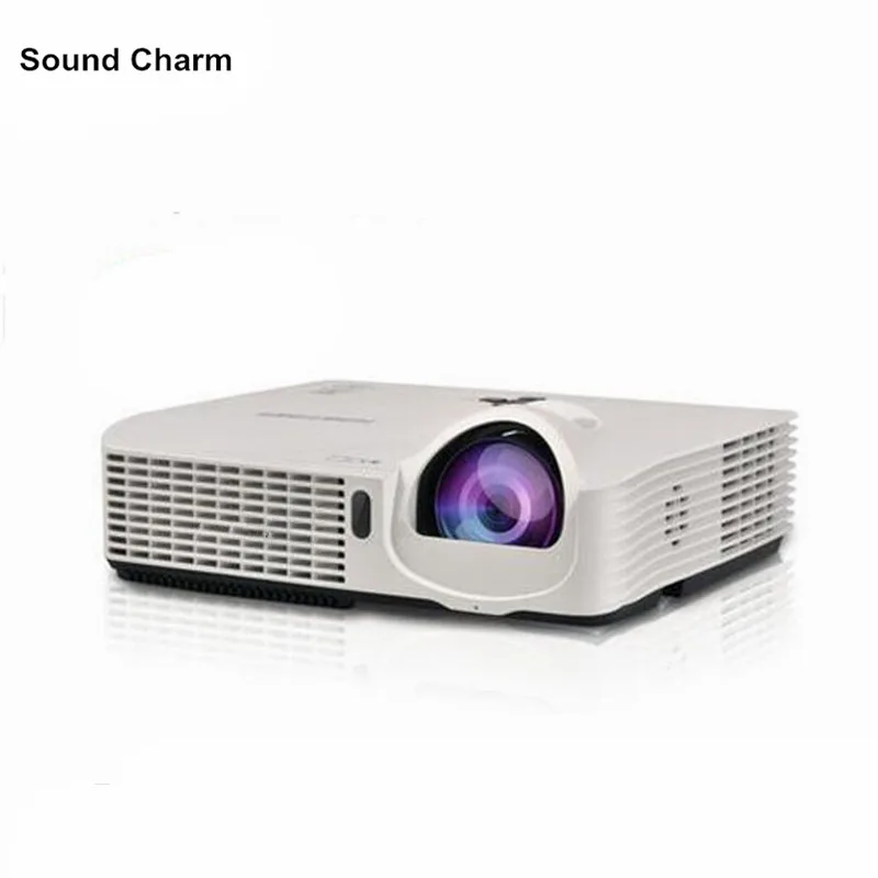 DLP Образование Бизнес 300 дюймов Яркость 3500 ansi 3D проектор HD ПК USB VGA дневной 1080 P