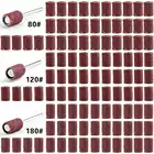 300 шт. 80 #120 #180 # шлифовальные ленты для ногтей электрическая машинка для маникюра аксессуары аппарат для маникюра полировка пилки для ногтей