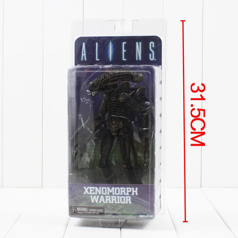 Высококачественная экшн фигурка NECA AVP Xenomorph Warrior Series Alien vs Predator тепловое зрение Albino