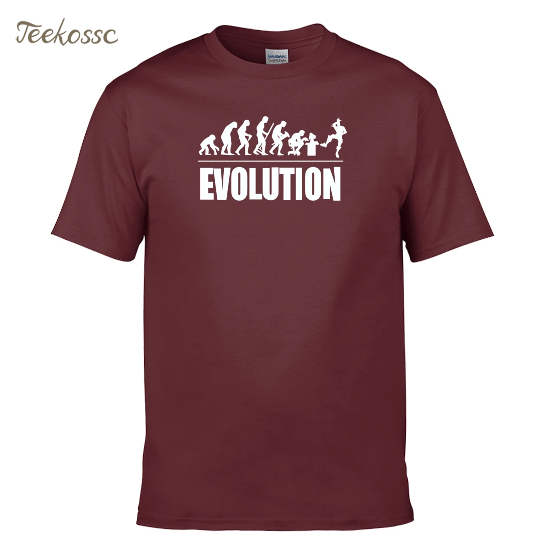 Мужская футболка с надписью Evolution Виктории рояль Новинка лета 2018 | одежда