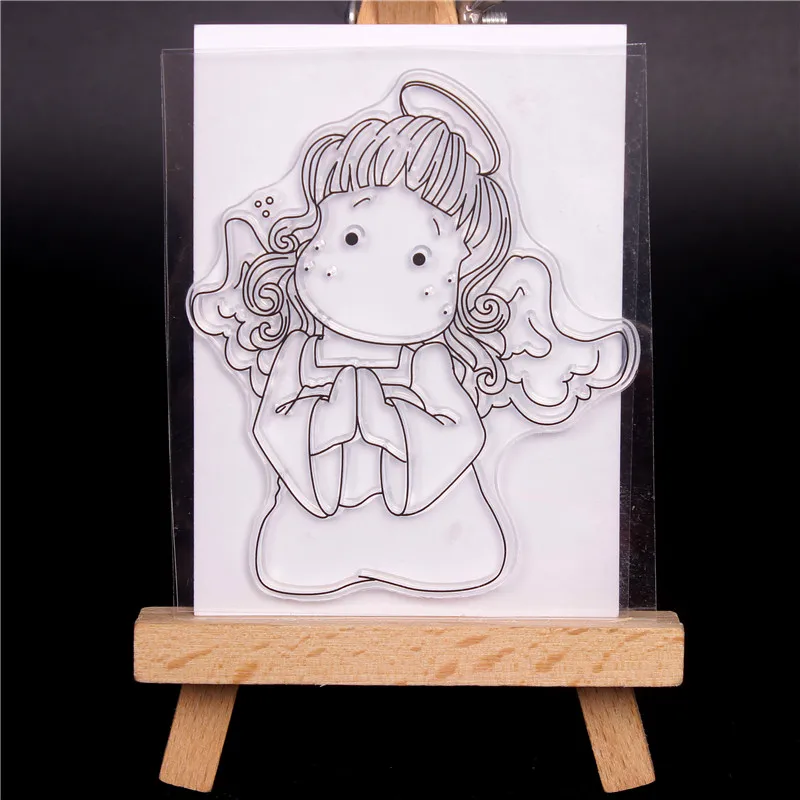 Прозрачные силиконовые штампы для скрапбукинга DIY Фотоальбом декоративный