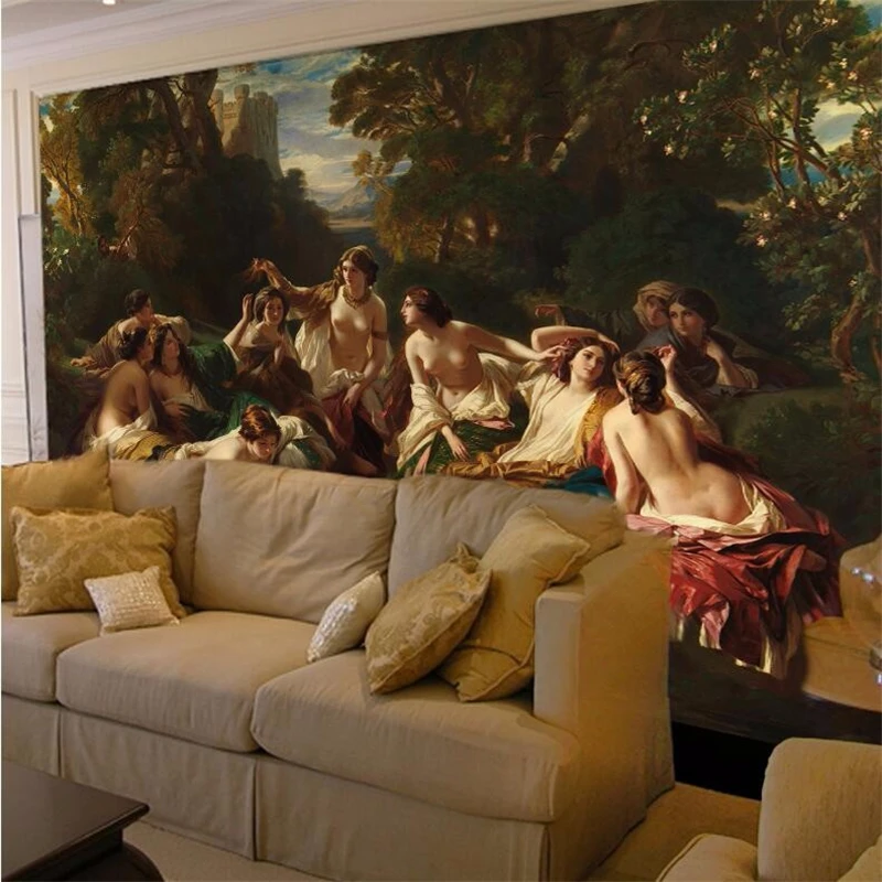 Обои beibehang papel de parede 3D для фотосъемки на стену 3 d рисунок в виде фигуры гостинице
