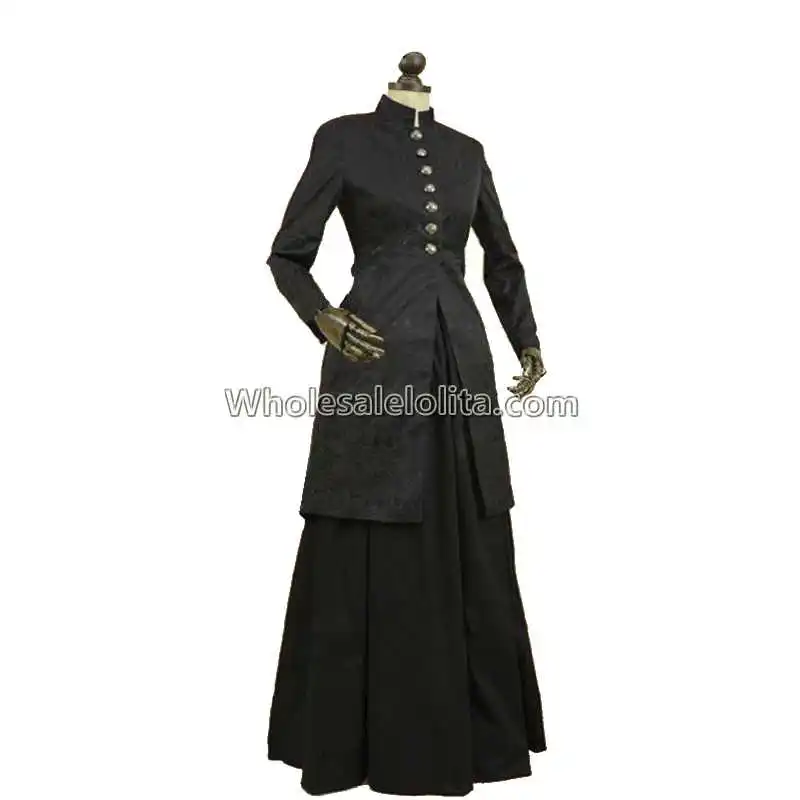 Высокое качество Викторианский эдвардянь Темный Пенни страшное женское платье