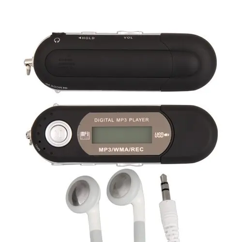 2017 Новый портативный MP3 Черный 8 Гб LCD мини WMA плеер FM радио USB флэш