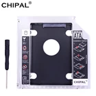 Универсальный двойной светодиодный переходник CHIPAL для установки второго жесткого диска 12,7 мм для 2,5 