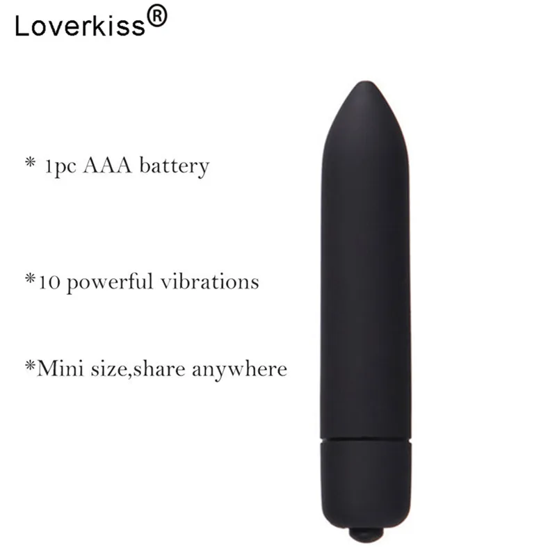 Loverkiss 10-скоростной мини-вибратор пуля для женщин водонепроницаемый стимулятор