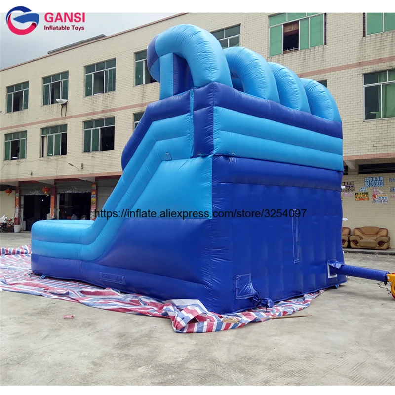 Надувная горка для прыжков на воде надувная детей и взрослых 7*5*5 2 м|jumping bouncer|slide