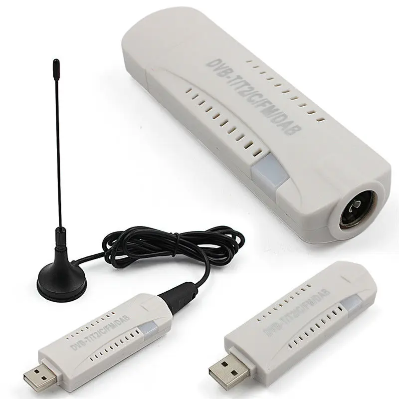 Новый цифровой DVB T2 T C 2 0 USB ТВ палка HD приемник с антенной пульт дистанционного